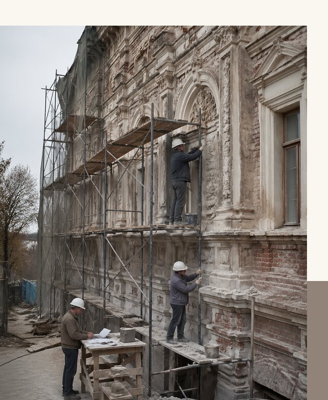 Реставрация объектов культурного наследия под ключ в Златоусте